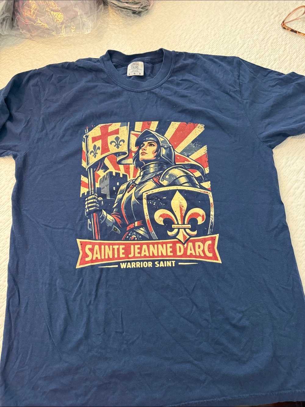 Saint Jean D’Arc Warrior T-shirt L navy